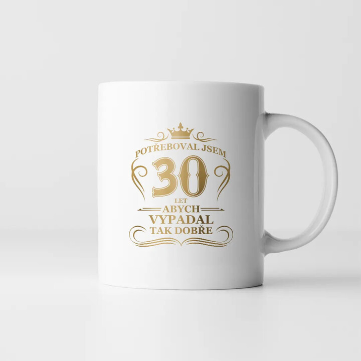 30 let a stále v původních dílech - hrnek s potiskem