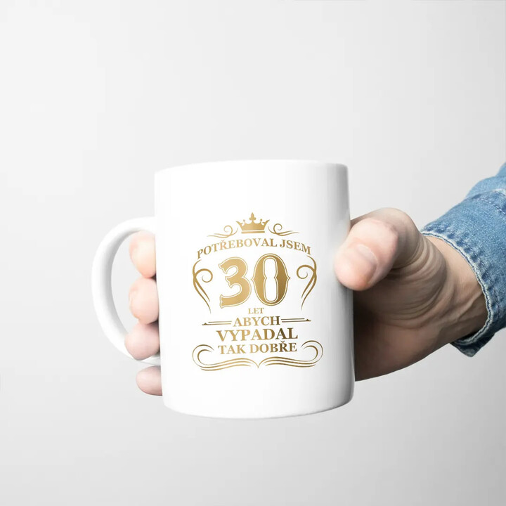 30 let a stále v původních dílech - hrnek s potiskem