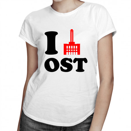 I love Ostrava - dámské tričko s potiskem