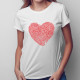 Finger Heart - dámské tričko s potiskem