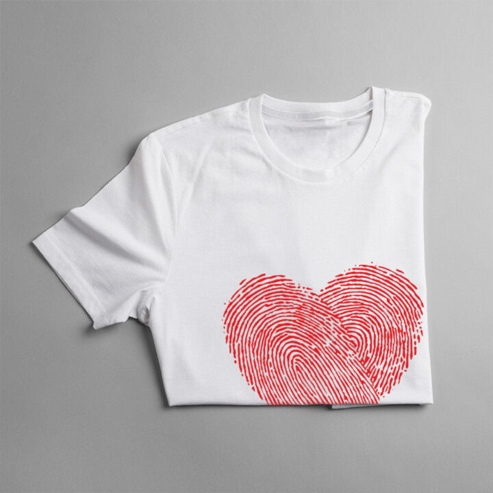 Finger Heart - dámské tričko s potiskem