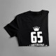 65 let Limitovaná edice - dámské tričko s potiskem - darek k narodeninám