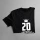 20 let Limitovaná edice - dámské tričko s potiskem - darek k narodeninám