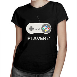 Player 2 v1 - dámské tričko s potiskem