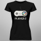 Player 2 v1 - dámské tričko s potiskem