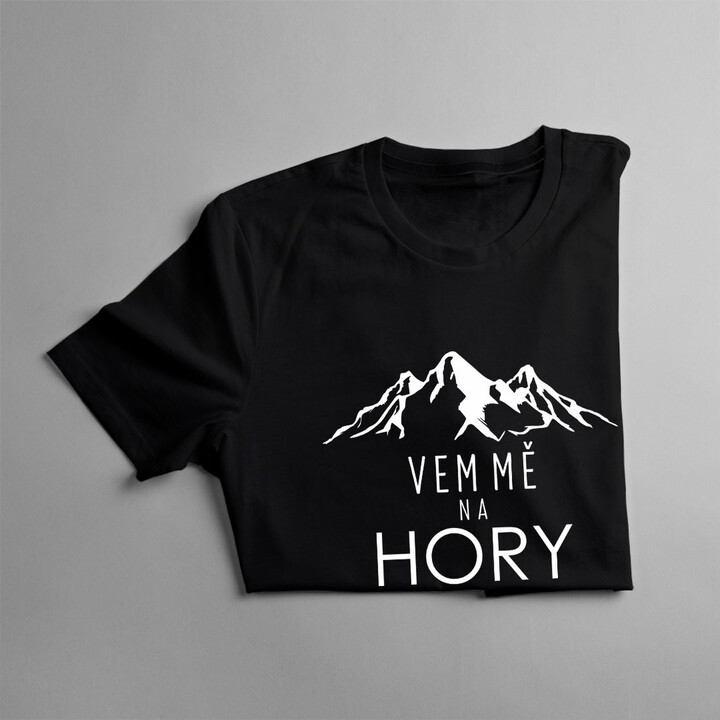 Vem mě na hory v1 - dámské tričko s potiskem