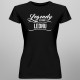 Legendy se rodí v lednu - dámské tričko s potiskem