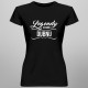 Legendy se rodí v dubnu - dámské tričko s potiskem