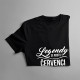Legendy se rodí v červenci - dámské tričko s potiskem