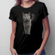 Britská kočka - dámské tričko s potiskem