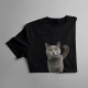 Britská kočka - dámské tričko s potiskem