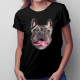 Buldok francouzský - French Bulldog - verze 1 - dámské tričko s potiskem