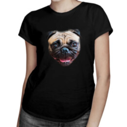 Mops - Pug Dog - dámské tričko s potiskem