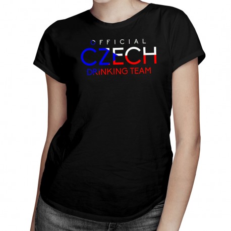 Official czech drinking team - dámské tričko s potiskem