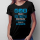 Pracuji v účetnictví - řeším problémy - dámské tričko s potiskem
