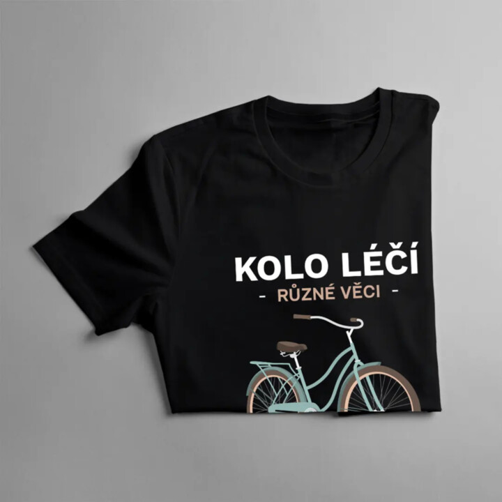 Kolo léčí různé věci - dámské tričko s potiskem