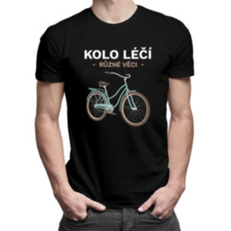 Kolo léčí různé věci - pánské tričko s potiskem