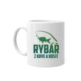Rybář z krve a kostí - hrnek s potiskem