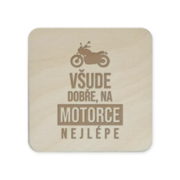 Všude dobře, na motorce nejlépe - podložky pod hrnek