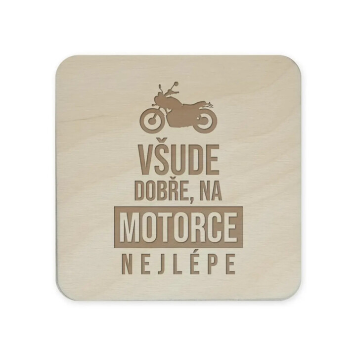 Všude dobře, na motorce nejlépe - podložky pod hrnek