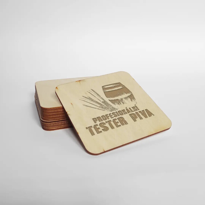 Profesionální tester piva - podložky pod hrnek
