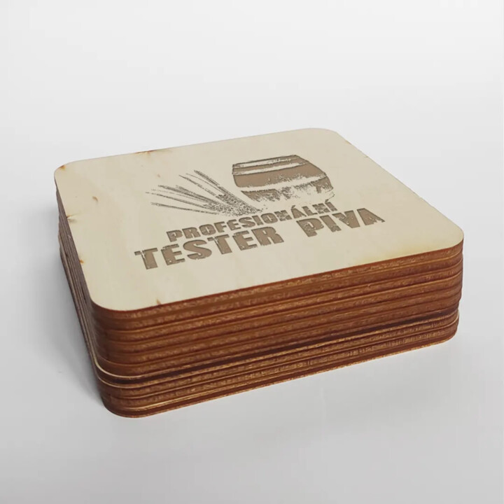 Profesionální tester piva - podložky pod hrnek