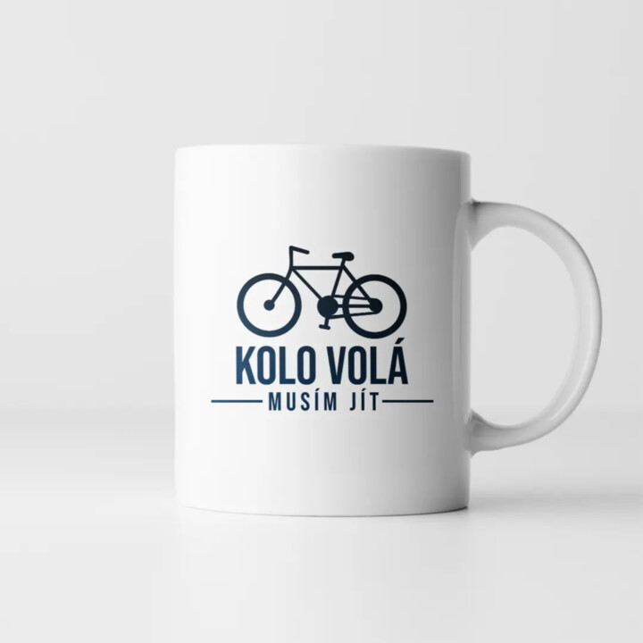 Kolo volá - musím jít - hrnek s potiskem