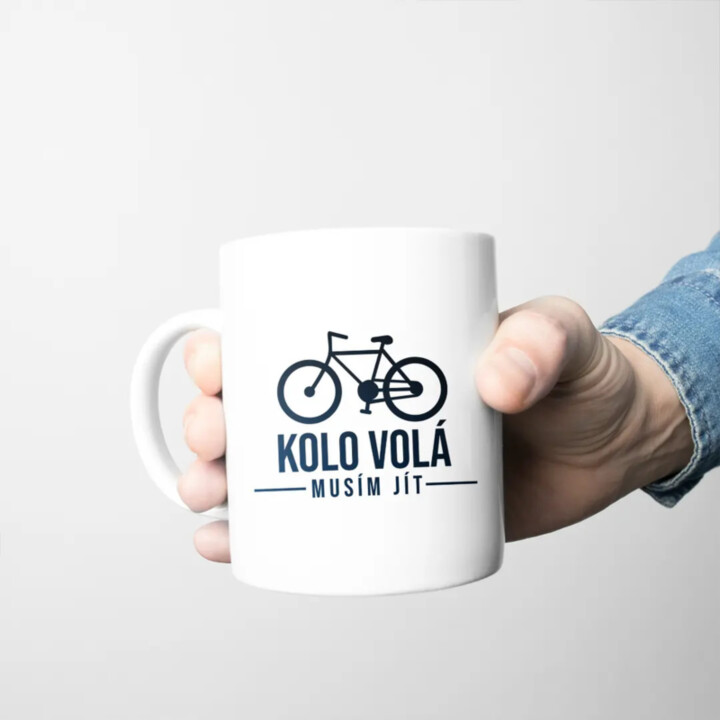 Kolo volá - musím jít - hrnek s potiskem