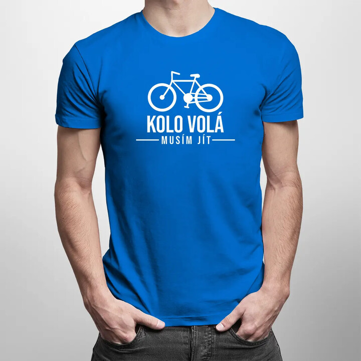 Kolo volá - musím jít (verze 3) - pánské tričko s potiskem