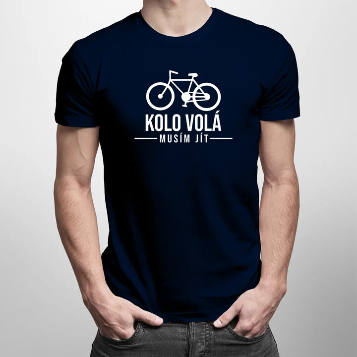 Kolo volá - musím jít (verze 3) - pánské tričko s potiskem