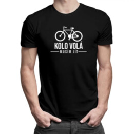 Kolo volá - musím jít (verze 3) - pánské tričko s potiskem