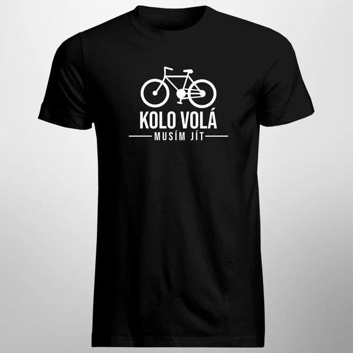 Kolo volá - musím jít (verze 3) - pánské tričko s potiskem