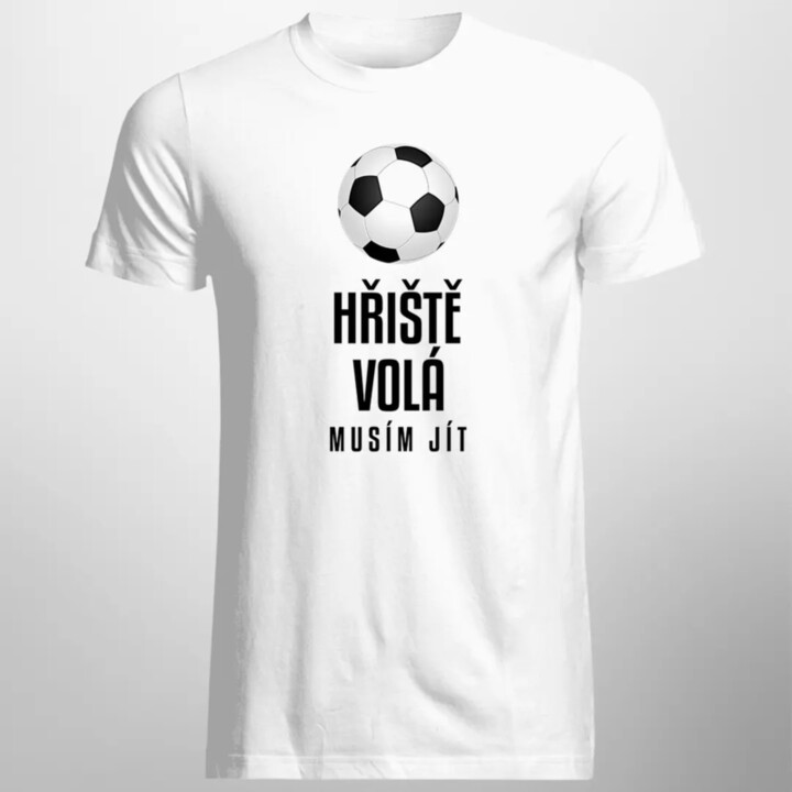 Hřiště volá - musím jít - pánské tričko s potiskem
