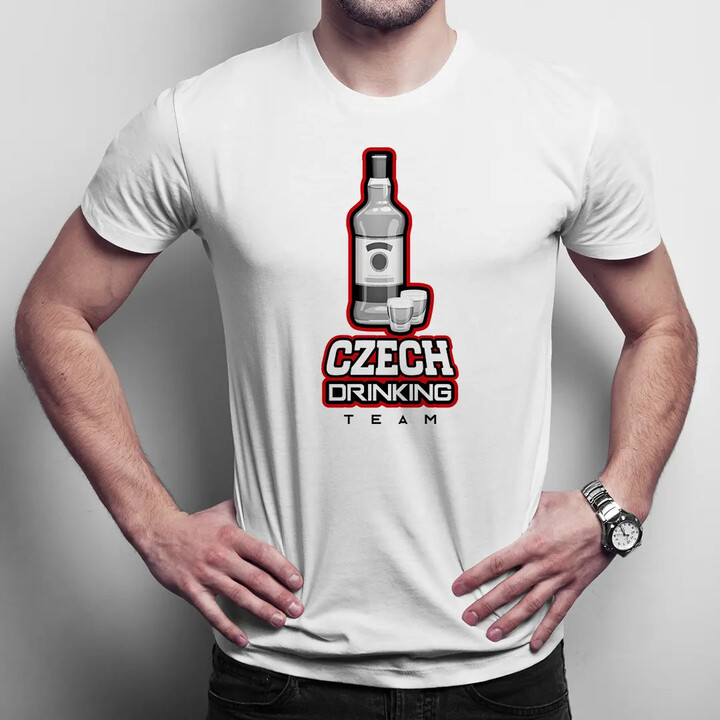 Czech Drinking Team - pánské tričko s potiskem