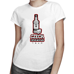 Czech Drinking Team - dámské tričko s potiskem