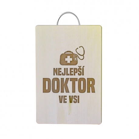 Nejlepší doktor ve vsi - kuchyňská prkénka