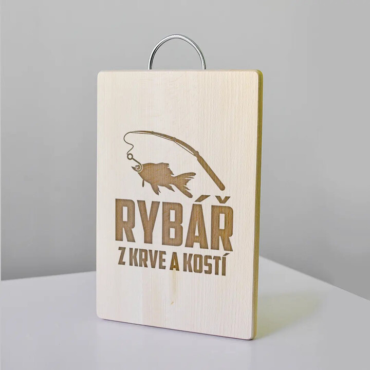Rybář z krve a kostí - kuchyňská prkénka