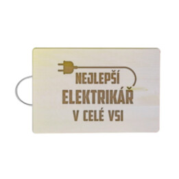 Nejlepší elektrikář v celé vsi - kuchyňská prkénka