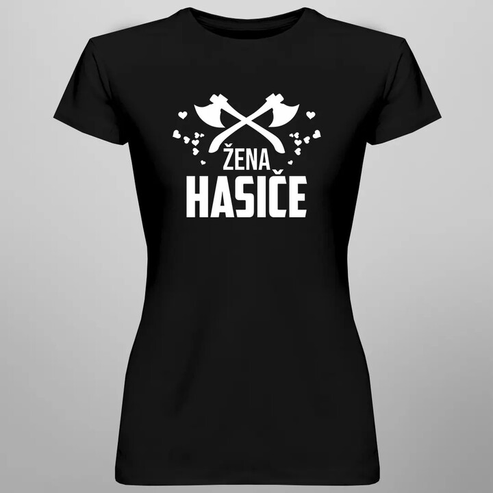 Žena hasiče - dámské tričko s potiskem