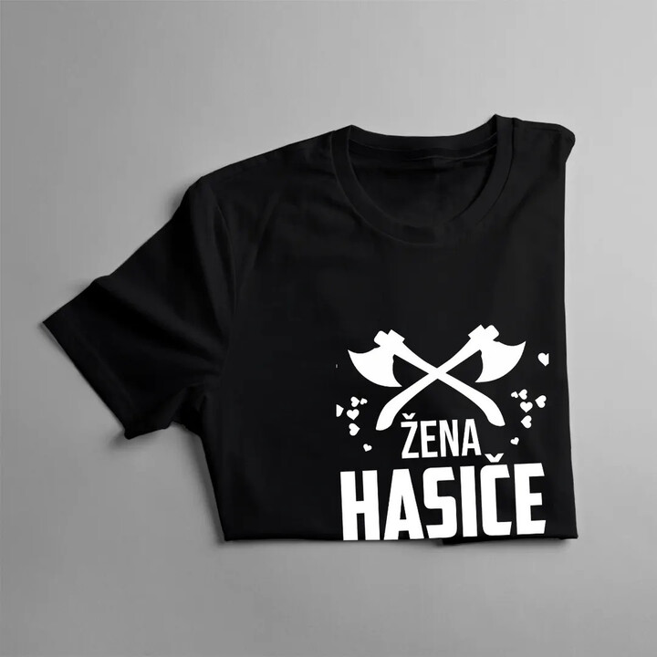 Žena hasiče - dámské tričko s potiskem