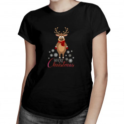 Merry Christmas - sob - dámské tričko s potiskem