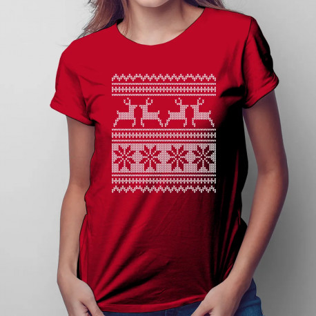 Vánoční tričko- dámské tričko s potiskem