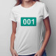 001 - dámské tričko s potiskem