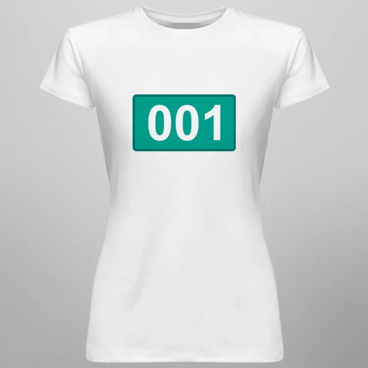 001 - dámské tričko s potiskem