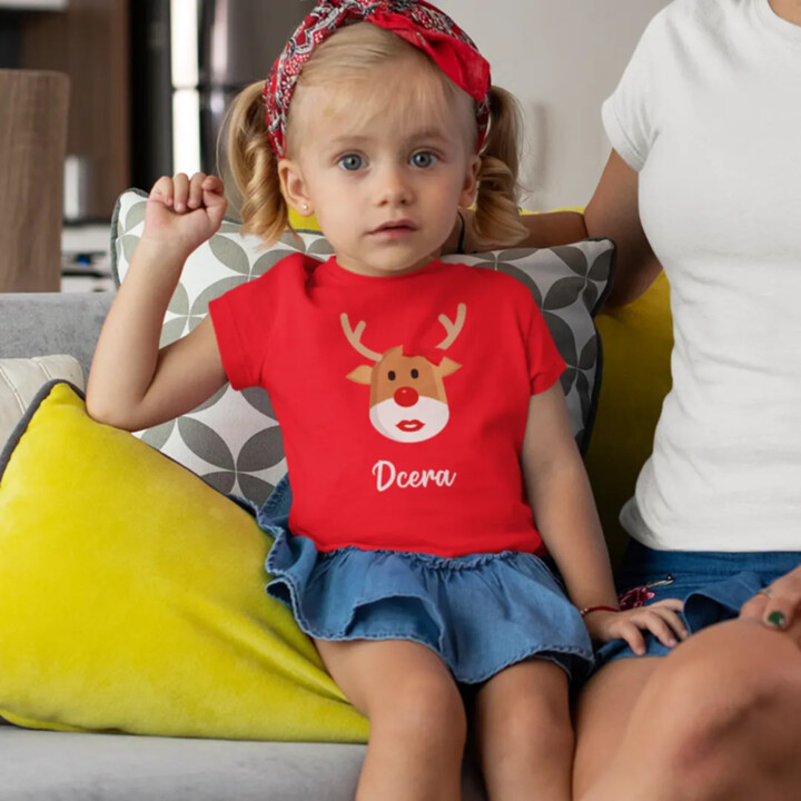 Tričko se sobem - dcera - dětské tričko s potiskem
