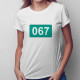 067 - dámské tričko s potiskem