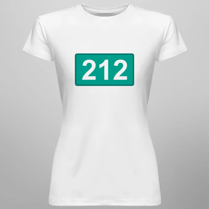 212 - dámské tričko s potiskem