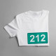 212 - dámské tričko s potiskem