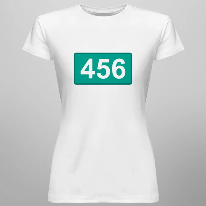 456 - dámské tričko s potiskem