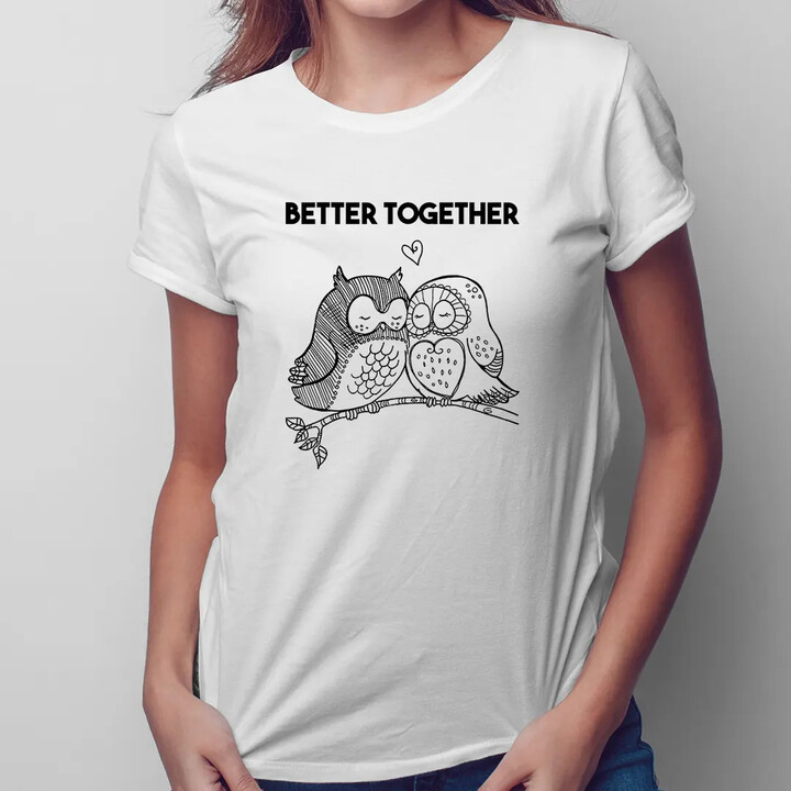 Better together - dámské tričko s potiskem